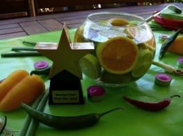 Mexican Masterchef table decorations